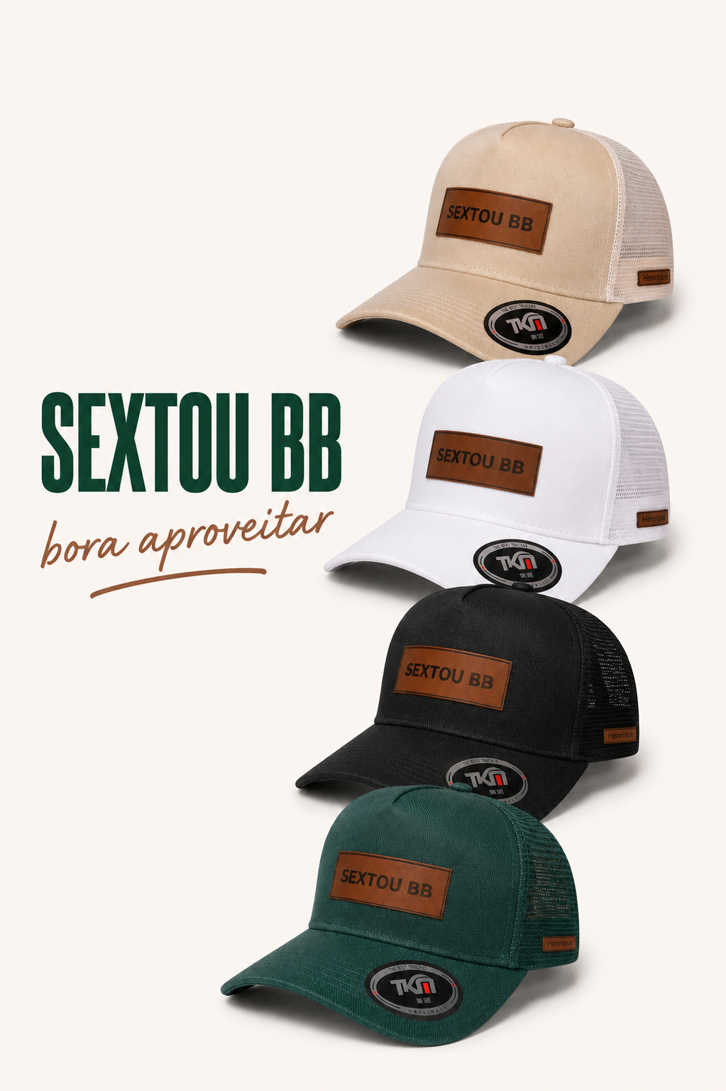 Boné Maderite Sextou BB