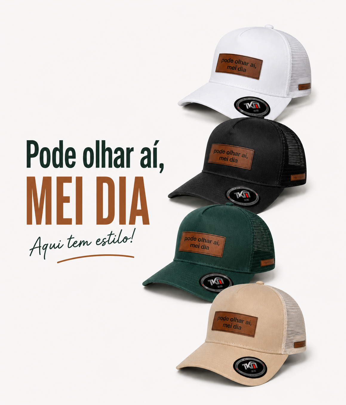 Boné Maderite Pode Olhar Aí Mei Dia