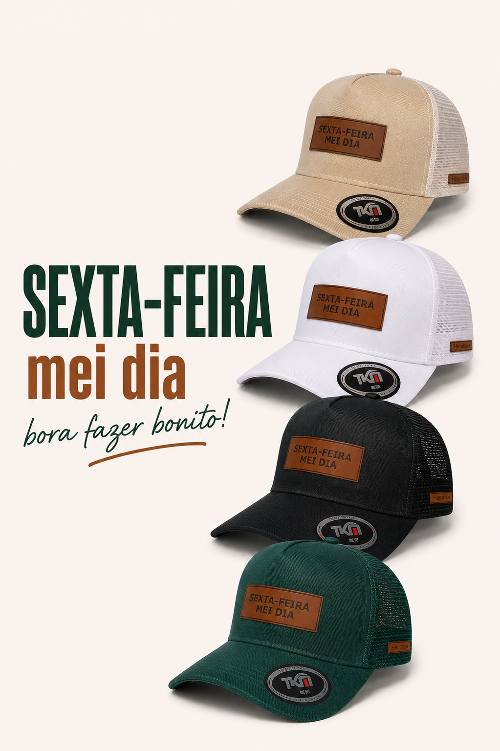 Boné Maderite Sexta-Feira Mei Dia